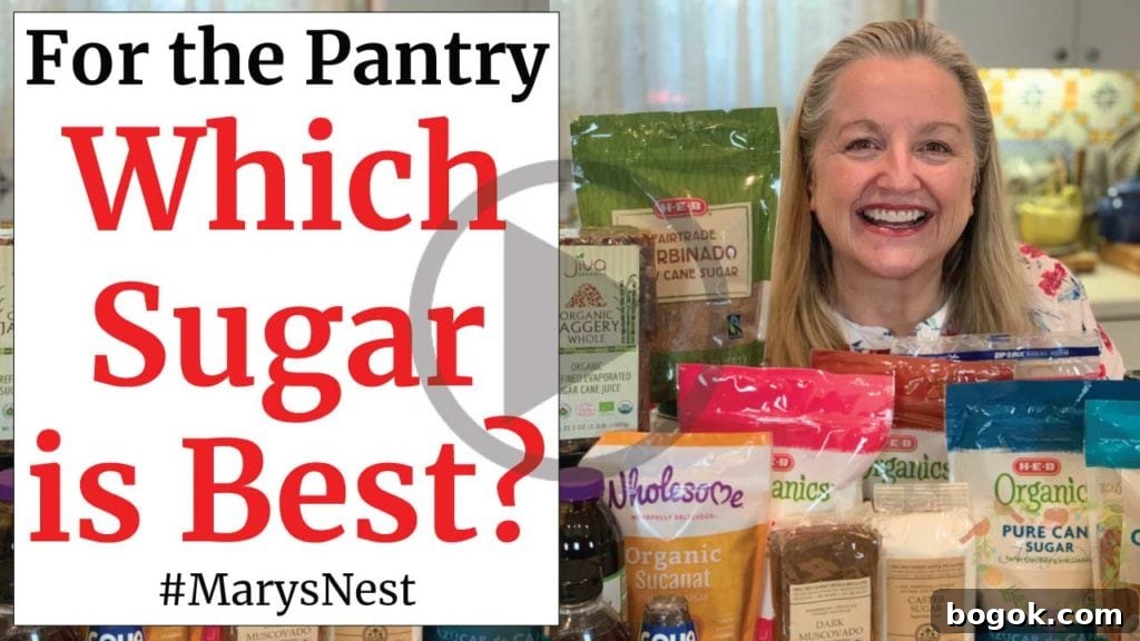 Sugars for pantry
