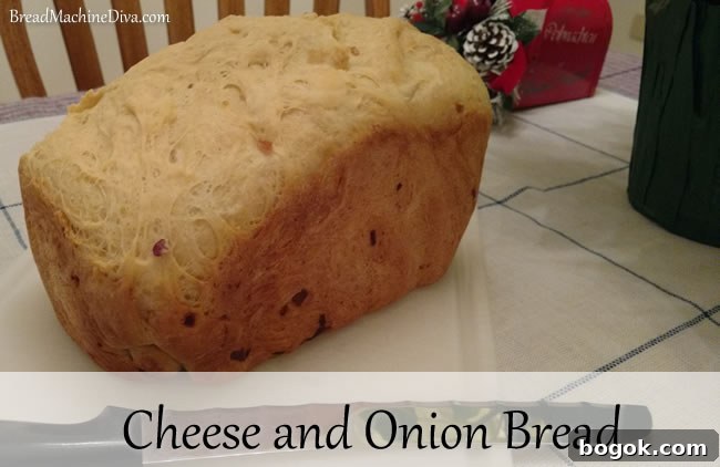 Cheesy Bread for Bread Machines: Simple Homemade Recipe 4 Cheese and Onion Bread
