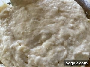 Sourdough banana pancake batter