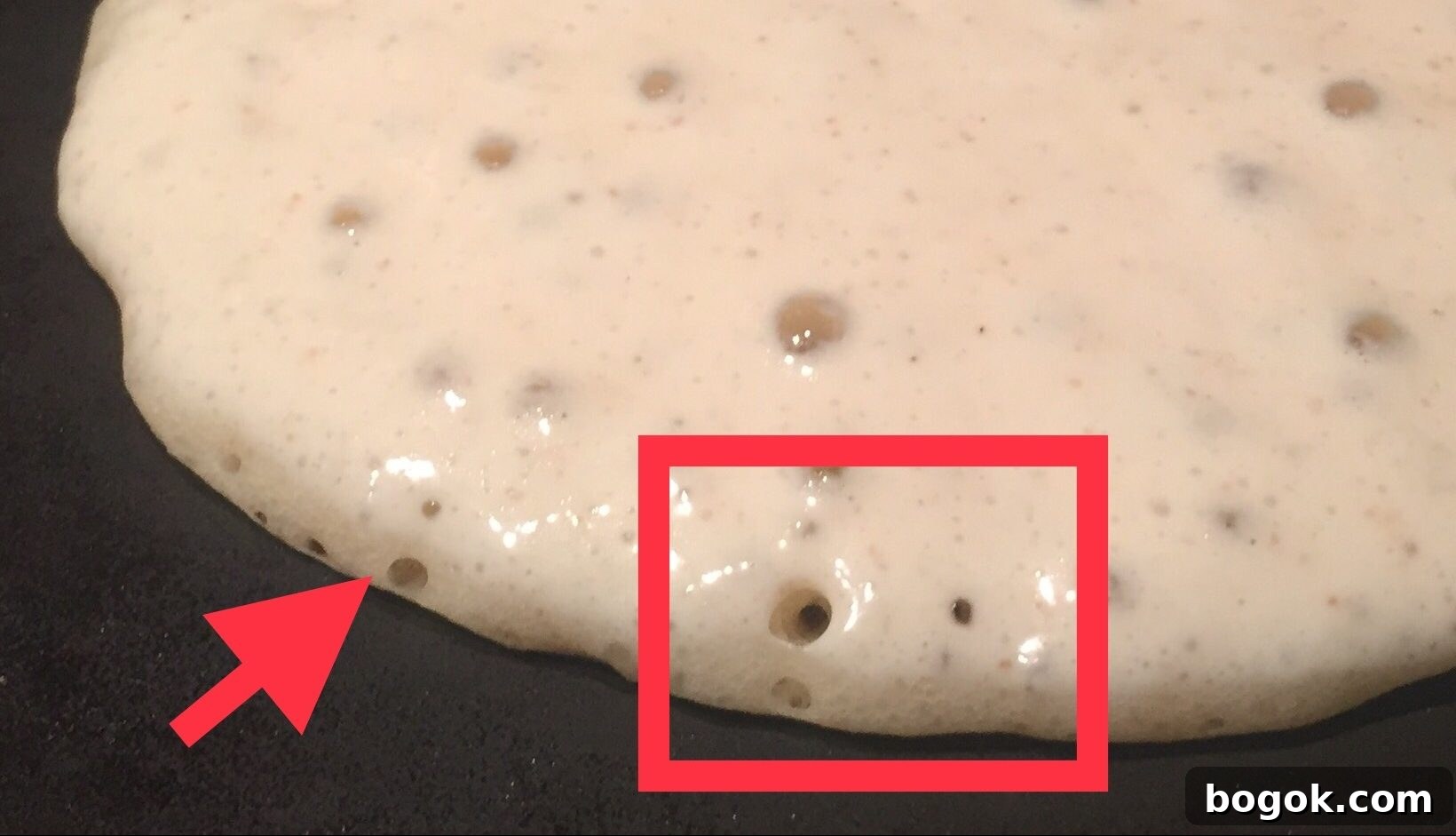 When to flip a pancake