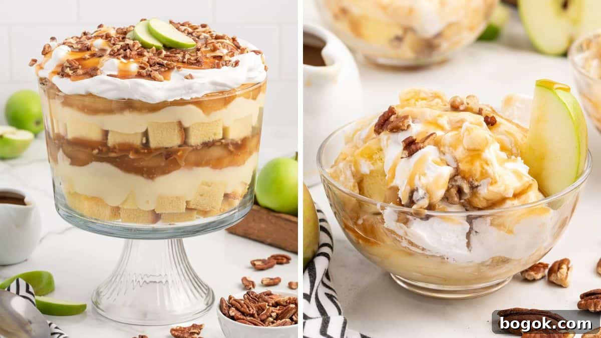 Caramel Apple Trifle