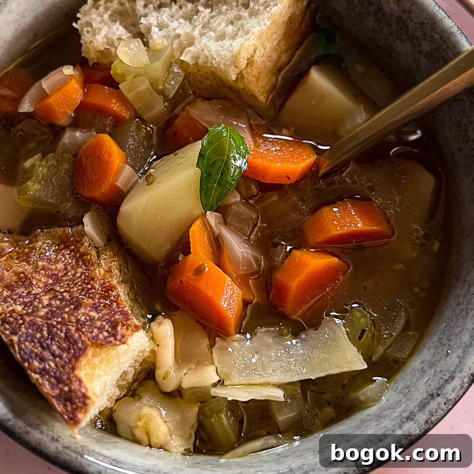 Healthy Vegetable Soup With Potatoes