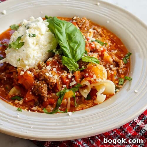 Lasagna Soup Recipe