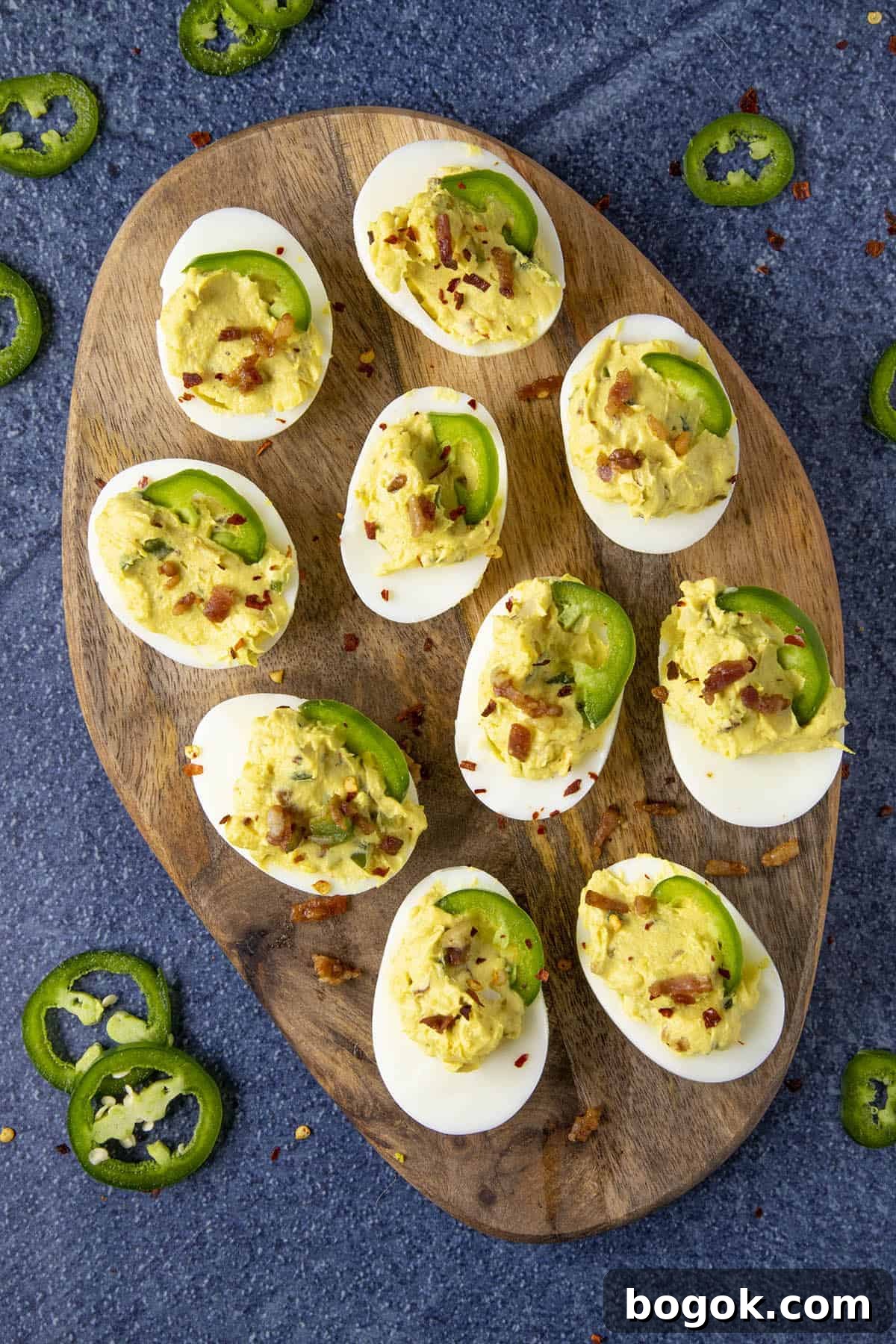 Easter Party Food Ideas and Fun Games for Your Celebration 16 Spicy Deviled Eggs With Bacon And Jalapeno