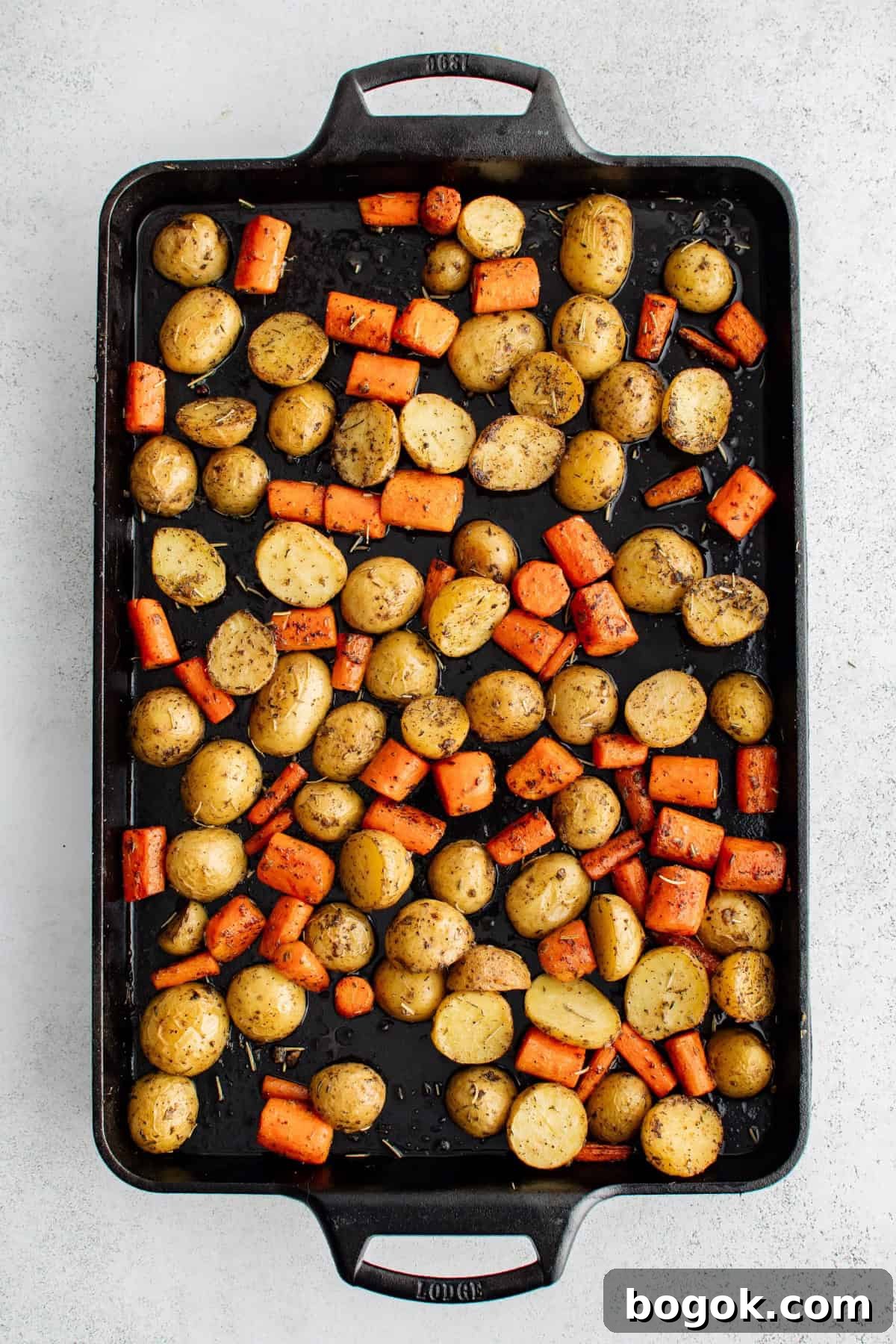 Easter Party Food Ideas and Fun Games for Your Celebration 17 Roasted carrots and potatoes on sheet pan
