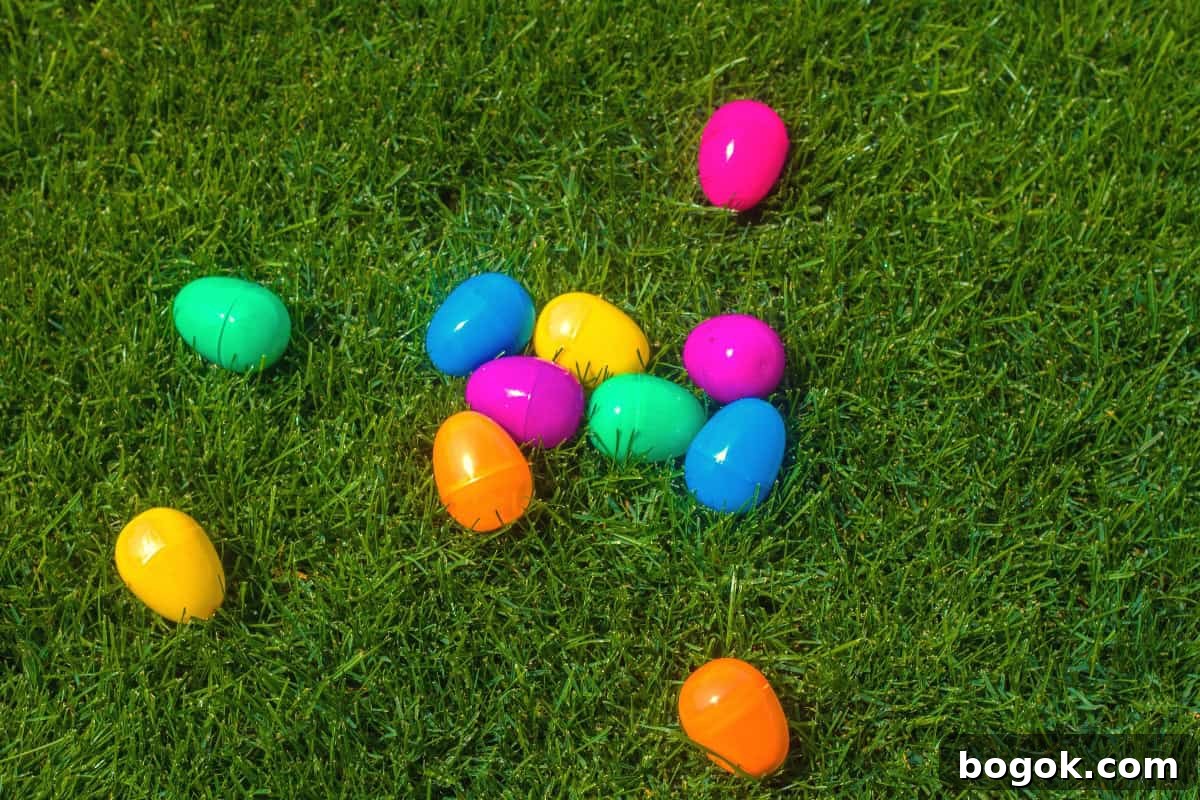 Easter Party Food Ideas and Fun Games for Your Celebration 29 Easter eggs in grass