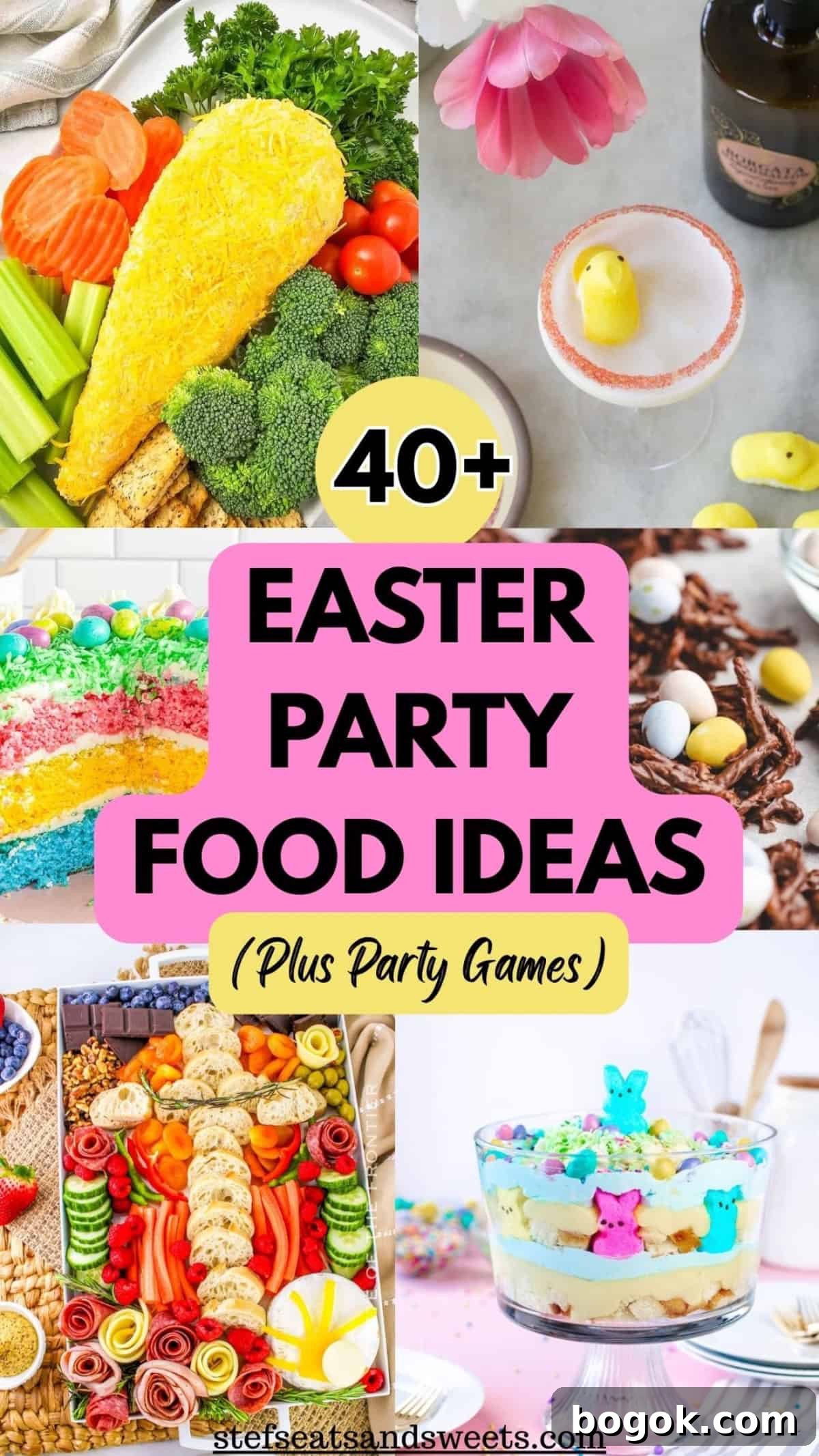 Easter Party Food Ideas and Fun Games for Your Celebration 33 Easter party food ideas collage
