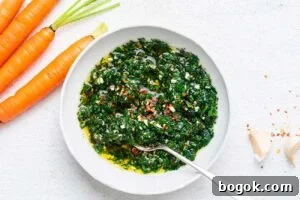 Add the rest of the chimichurri ingredients to the bowl, and stir to combine