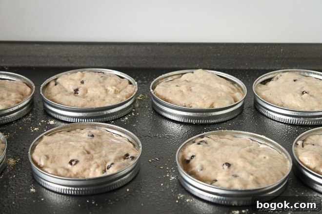 Homemade Baked Cinnamon Raisin English Muffins 4 How to Make English Muffins in the Oven