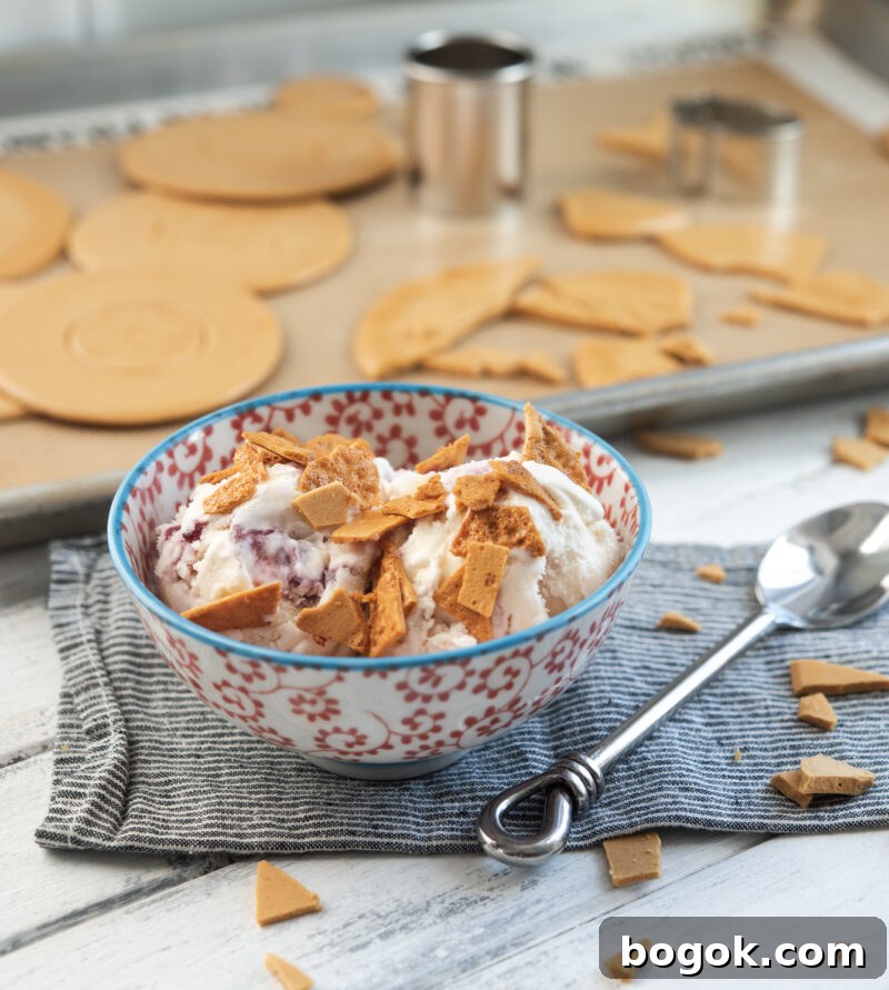 5-Minute Dalgona Candy Recipe: Quick Korean Honeycomb Toffee 16 Dalgona candy is broken to small pieces and used as a topping for ice cream.