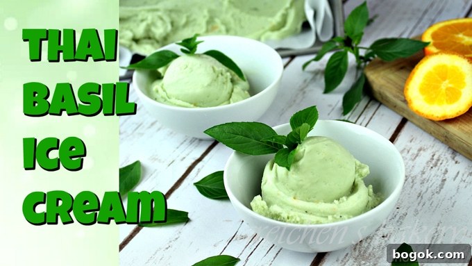 Creamy Basil Ice Cream Recipe: Refreshing Herb Gelato Guide 6 Basil Ice Cream~ Vegan