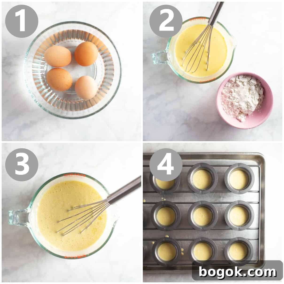 step by step pictures of how to make popovers.