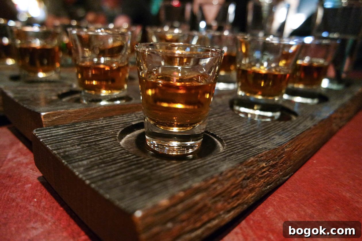 Bourbon flight