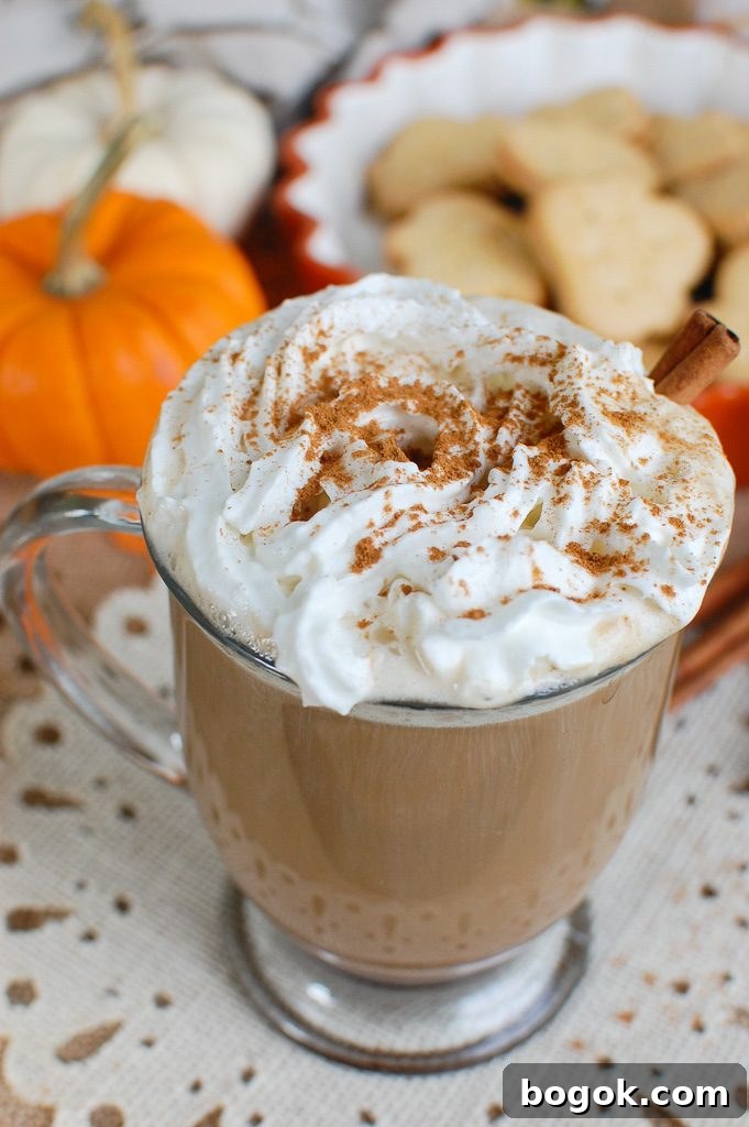 Pumpkin Spice Latte Up Close