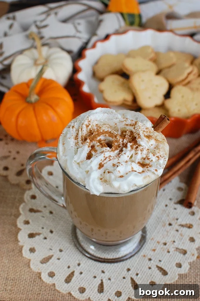 Pumpkin Spice Latte Up Close