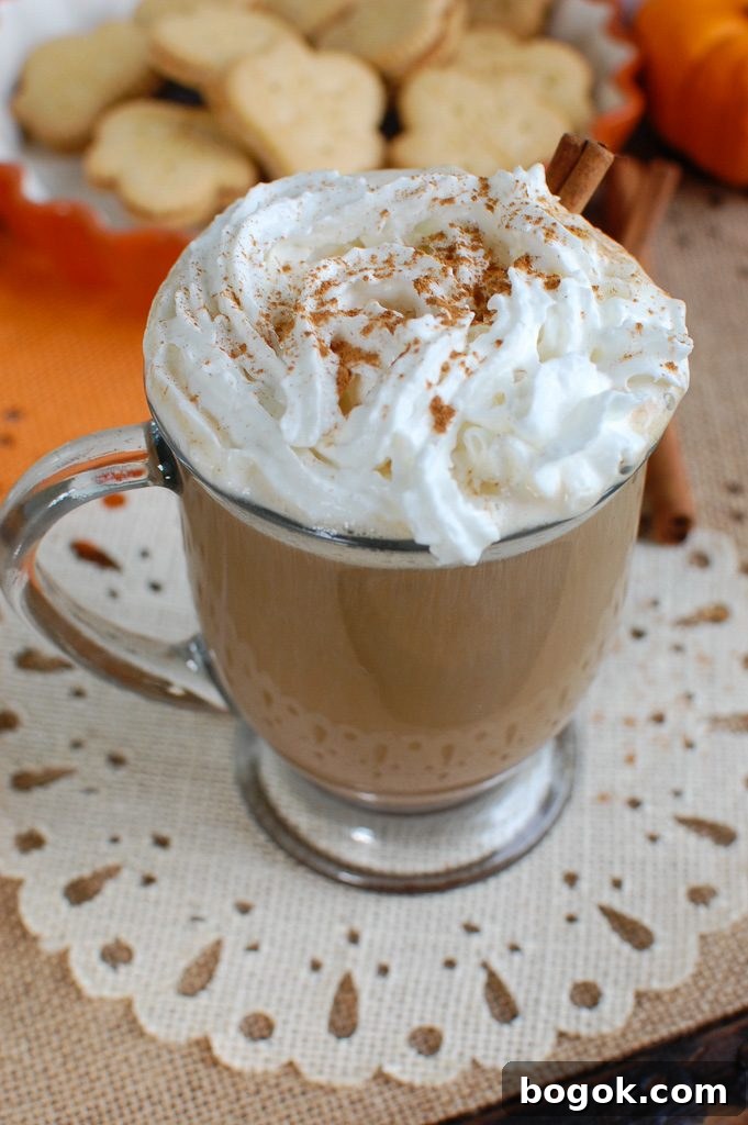Pumpkin Spice Latte Whip Cream