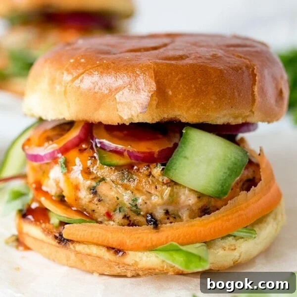 Thai-style fish burgers with sweet chilli sauce - really simple to make and they taste amazing!