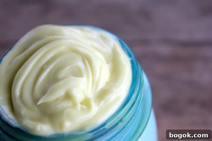 15 DIY Skincare Products You Can Make at Home to Cut Costs 6 Images shows a jar of whipped body lotion