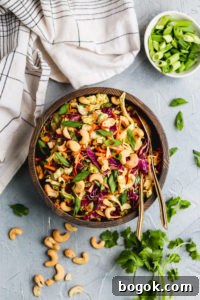 Spicy Cashew Crunch Salad Recipe with Tangy Lime Dressing 4 Spicy Cashew Crunch Salad