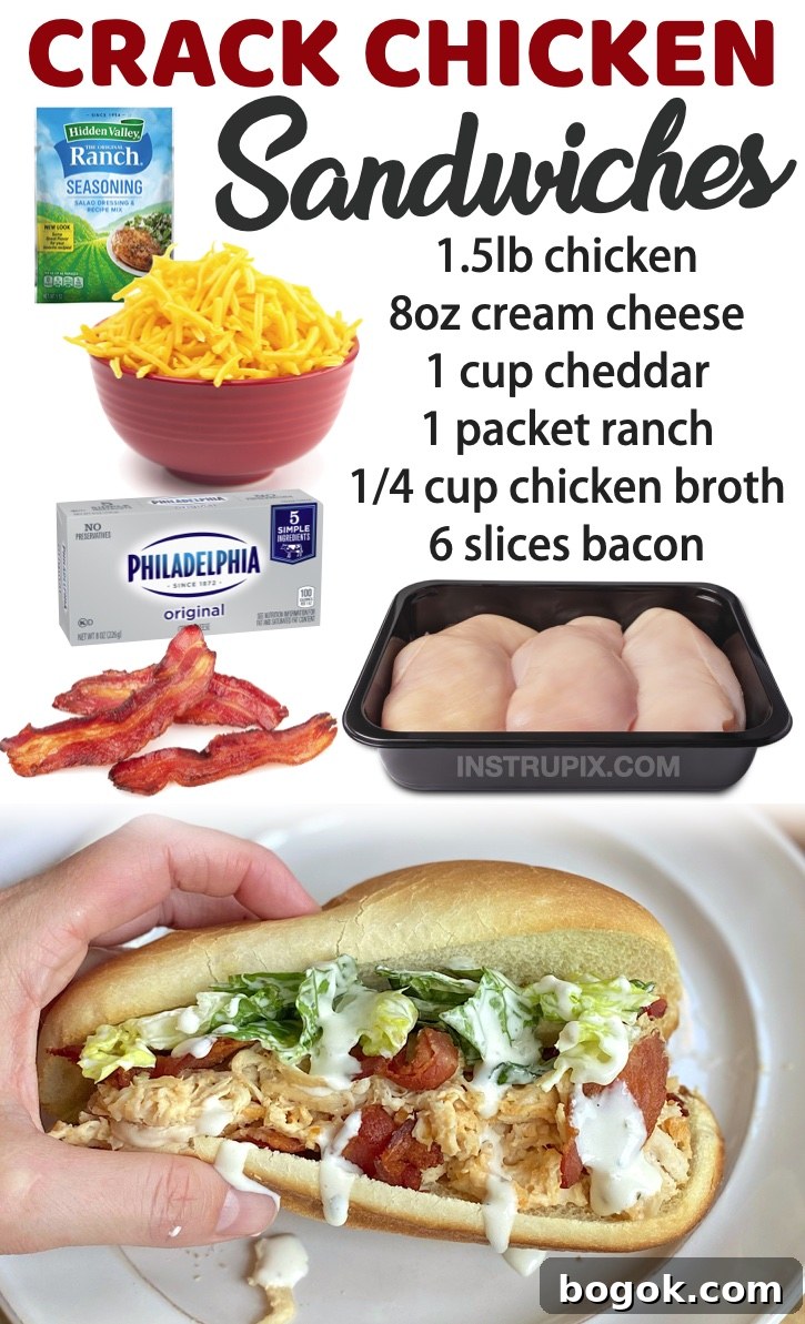 Crockpot Creamy Shedded Chicken Sandwiches | If you're looking for the best chicken recipes, you've got to check out this list of amazing chicken dinner recipes! These are all family approved, even by my picky eaters. Everything from simple slow cooker meals to healthy oven baked chicken breast recipes. Great for busy weeknight meals!