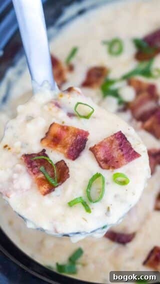 Slow Cooker Baked Potato Soup