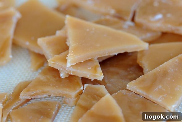 Homemade Toffee Bits from Zestuous