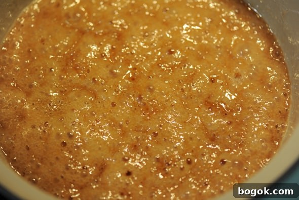 butter browning in saucepot