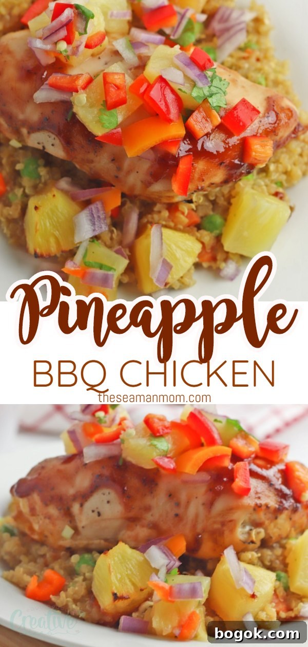 Pineapple BBQ chicken