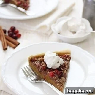 cranberry pecan pumpkin tart