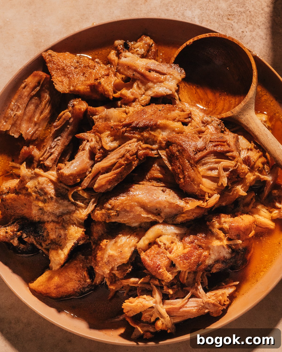 Fall-Apart Tender Instant Pot Pulled Pork Recipe 8 Instant Pot Pulled Pork on a plate.