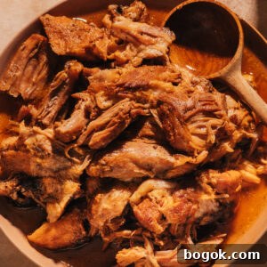 Fall-Apart Tender Instant Pot Pulled Pork Recipe 9 Instant Pot Pulled Pork on a plate.