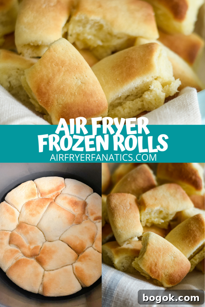 air fryer dinner rolls