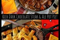 Dark Chocolate Steak & Ale Pot Pie — Choctoberfest 2018