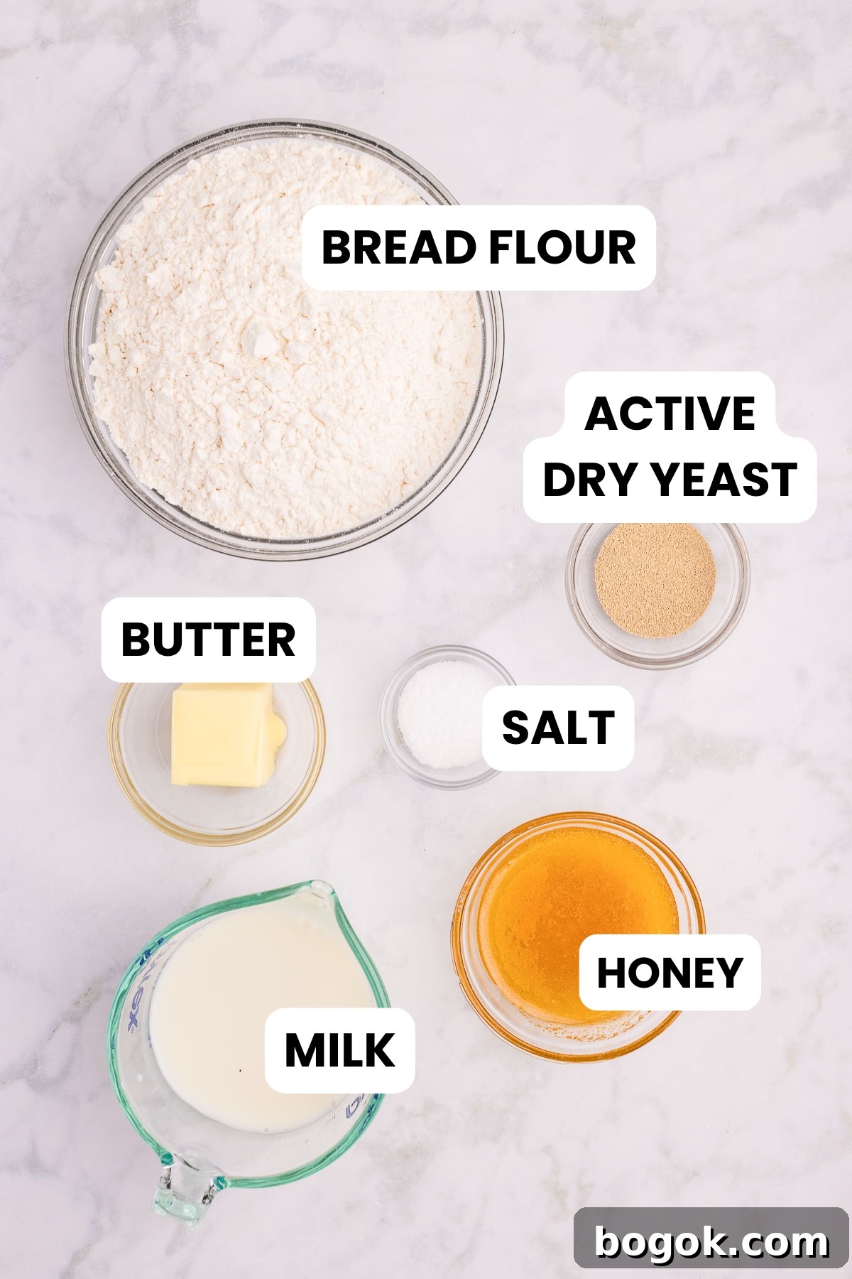 Flaky Honey Butter Dinner Rolls for Soft, Buttery Slices 3 dinner rolls ingredient