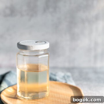 How to Make Simple Syrup at Home for Cocktails and Baking 6 simple syrup in a jar