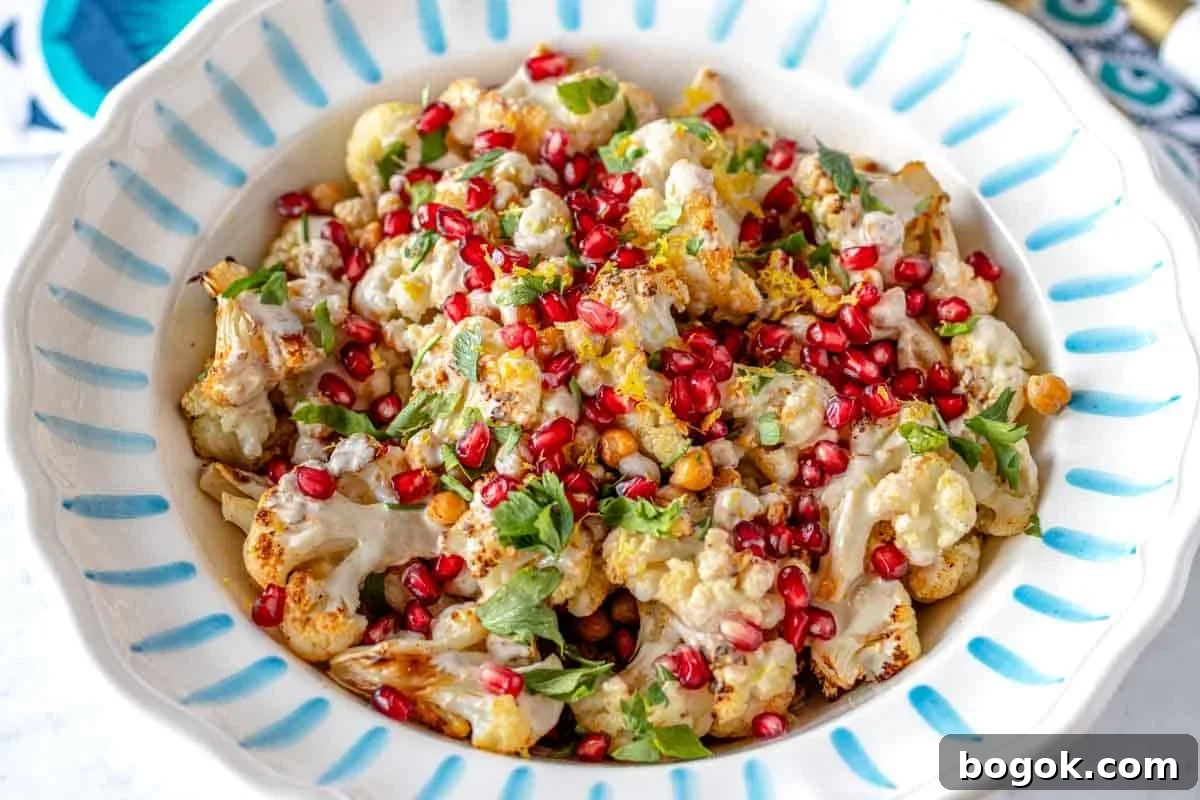 40 Delicious Chickpea Recipes for Every Meal and Occasion 20 roasted cauliflower salad