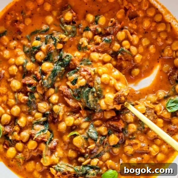 40 Delicious Chickpea Recipes for Every Meal and Occasion 29 Marry me chickpeas with a spoon.