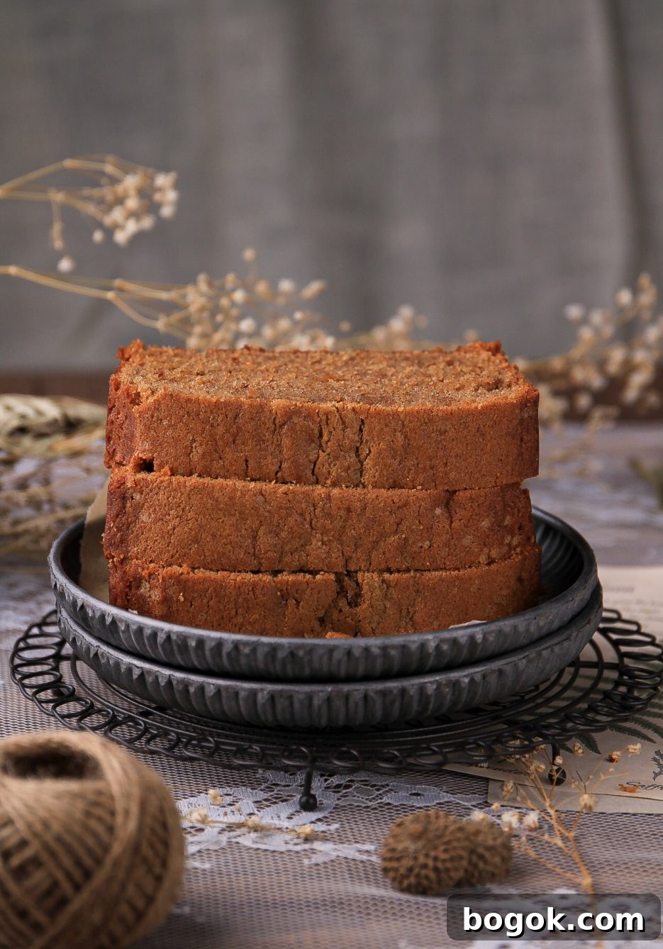 No Yeast Dark Brown Sugar Spice Loaf | Baking Recipe