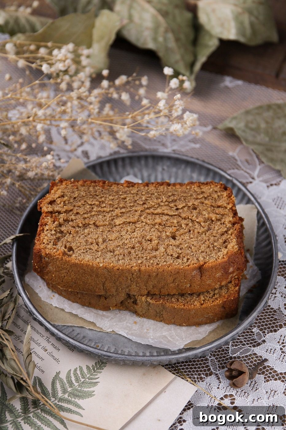 Baking with spices.