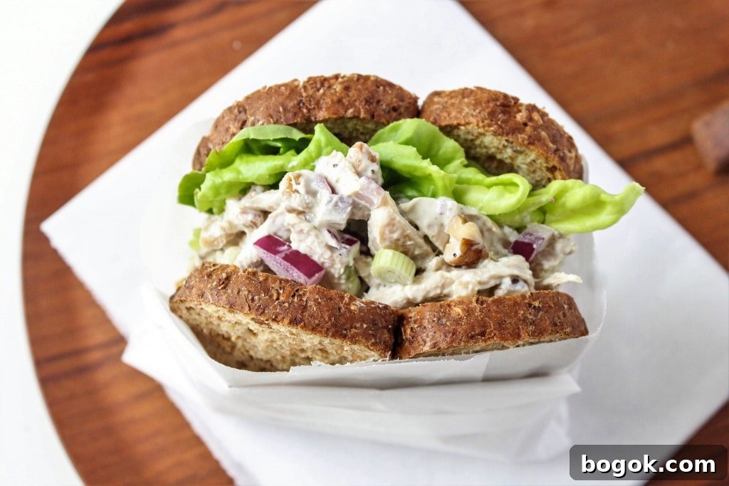 Healthy Chicken Salad Wrap