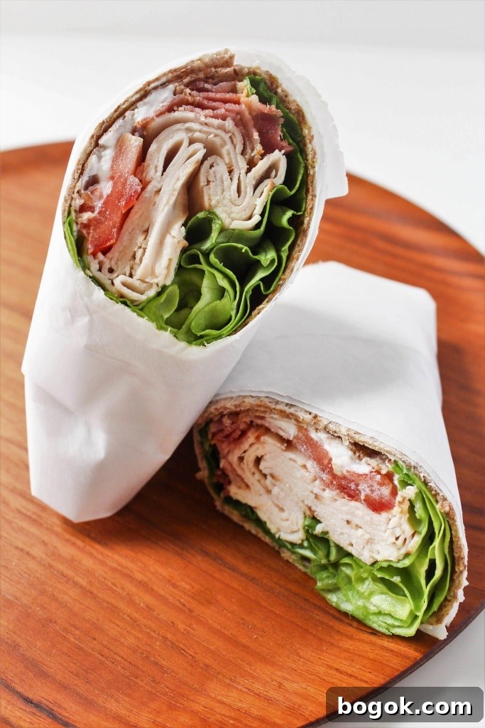 Turkey BLT Wrap