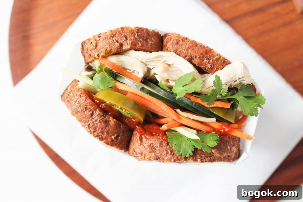 Chicken Banh Mi Sandwich