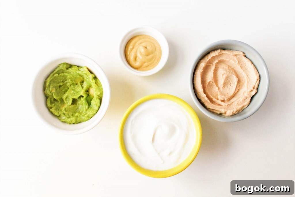 Mix & Match Healthy Sandwich Recipes - Condiments and sauces