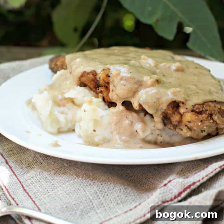 Gravy dripping down the side