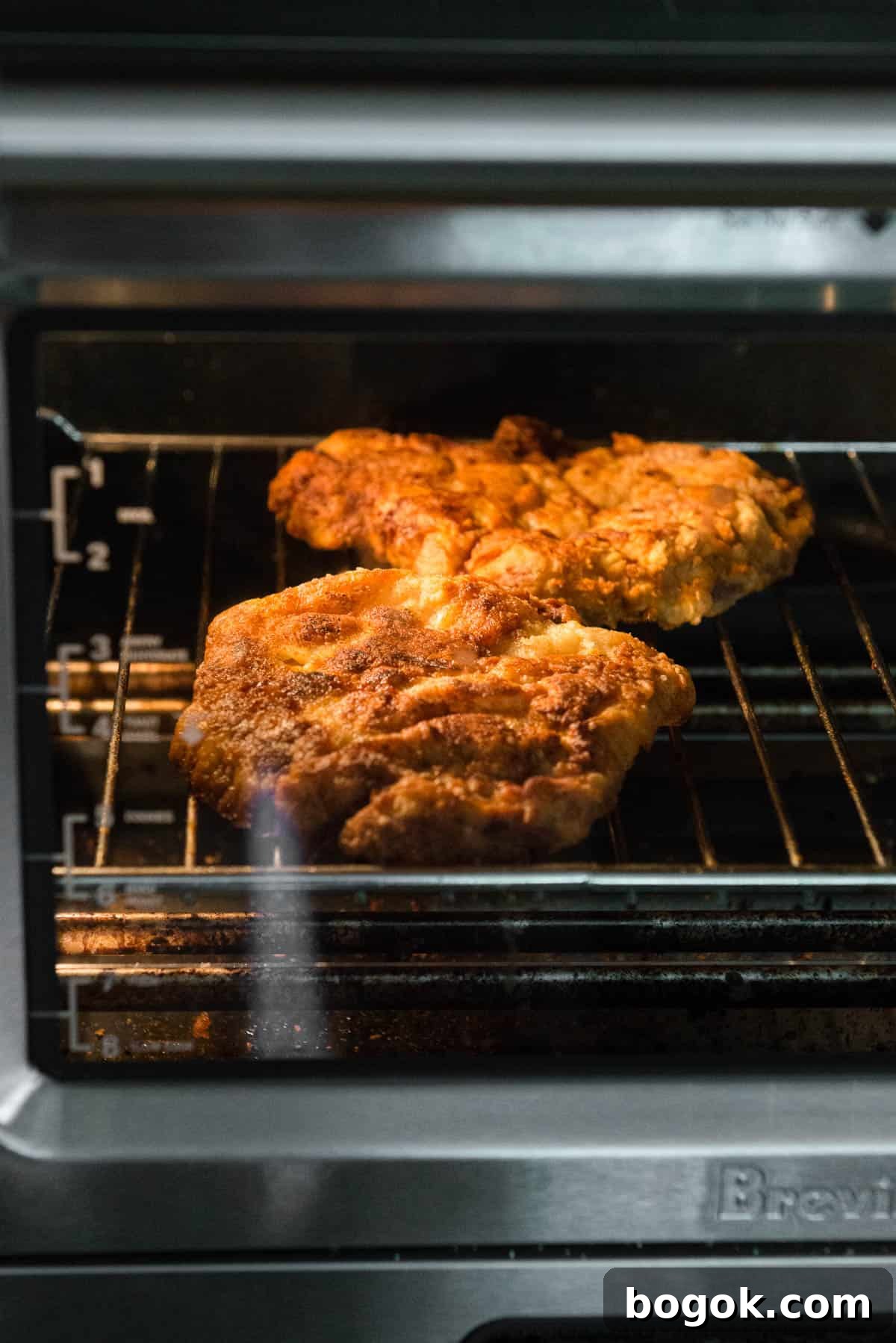 keeping Country Fried Steak warm in toaster oven