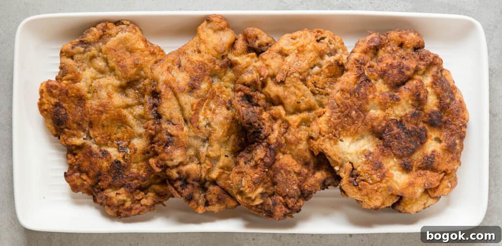 four Country Fried Steaks