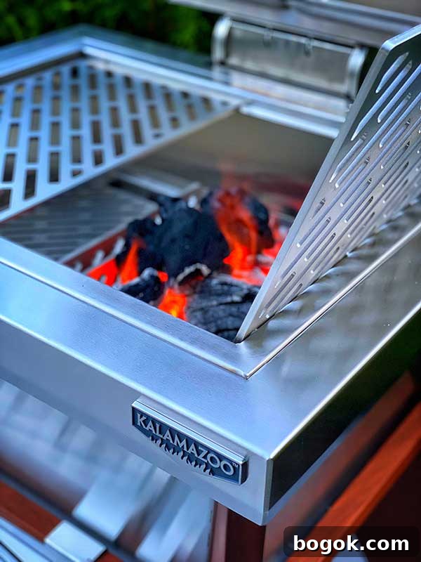 Searing capabilities of the Kalamazoo Shokunin Grill