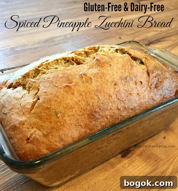Ultra-Moist Gluten-Free Zucchini Bread with a Secret Ingredient 9 Gluten-Free Dairy-Free Spiced Pineapple Zucchini Bread