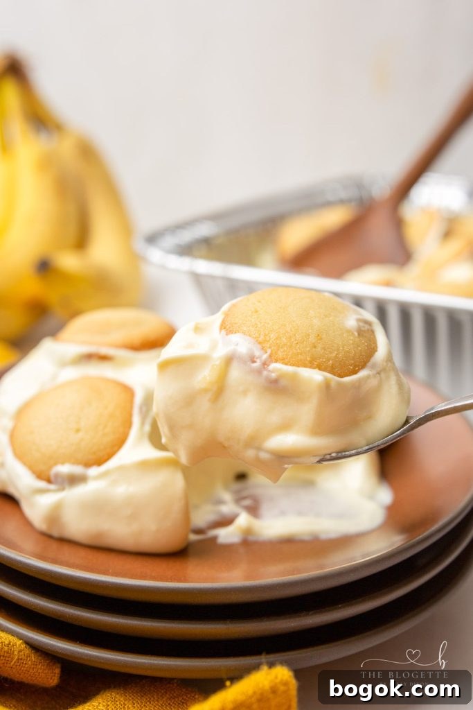 This Banana Pudding recipe is a no-bake dessert that is filled with creamy French pudding, sliced bananas, and vanilla wafers. 