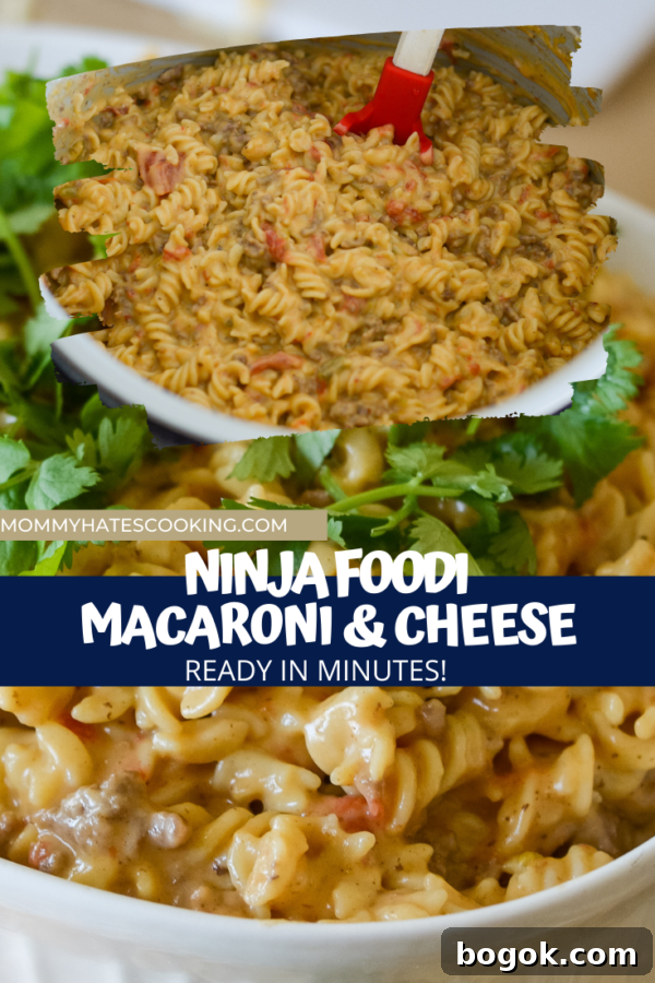 NINJA FOODI MACARONI AND CHEESE